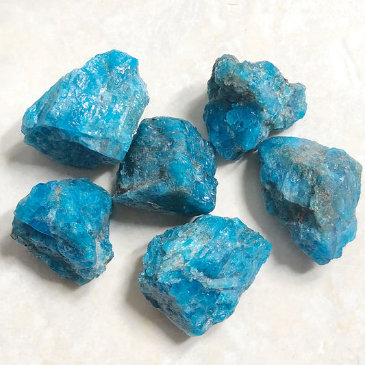 1pc Blue Apatite Raw Natural Stone