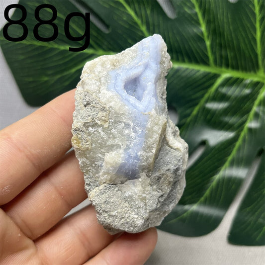 100% Natural Blue Lace Agate Crystal Geodes