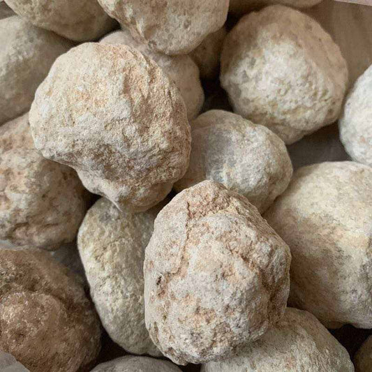 Natural White Agate Geodes Unopened