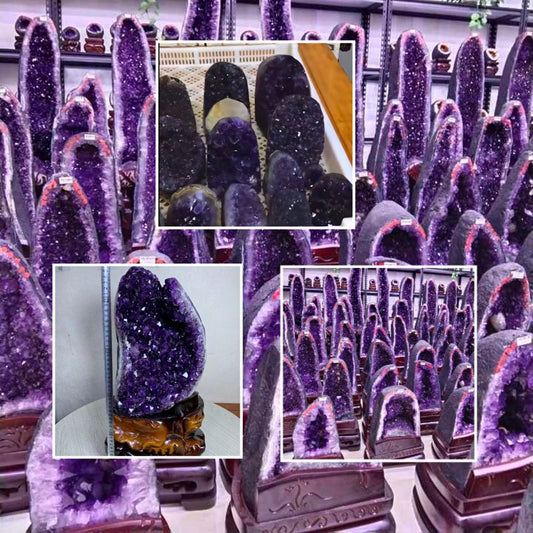High Quality Natural Amethyst Geode Uruguay Crystal