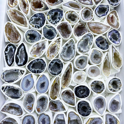 Healing Crystals Druzy Agate Crystal Geode Gift Box