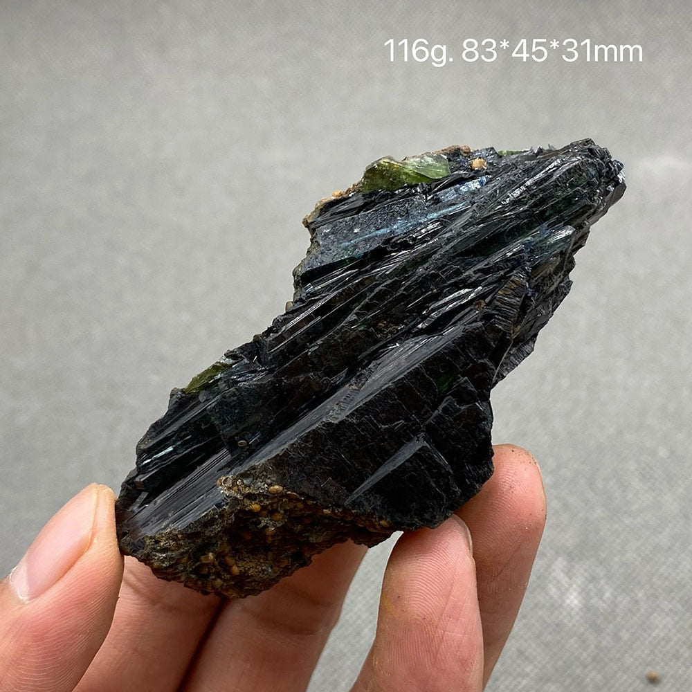 100% Natural Rare Brazil Vivianite Mineral Specimen Healing Crystal