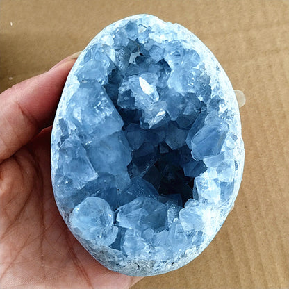 100% Natural Celestine Geode Crystal Stone
