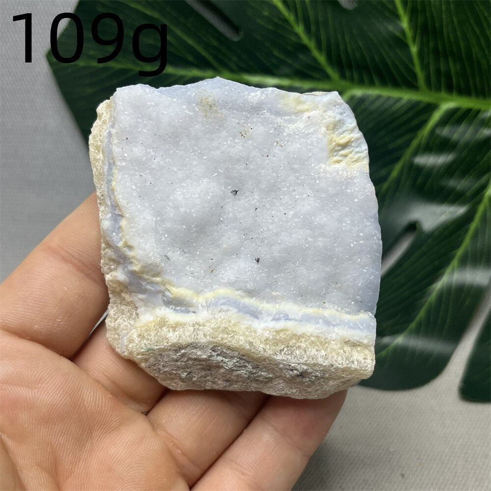 100% Natural Blue Lace Agate Crystal Geodes