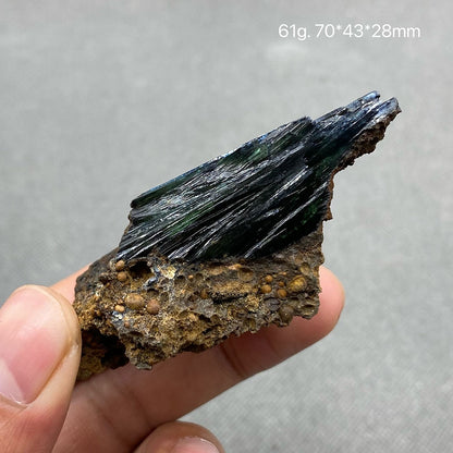 100% Natural Rare Brazil Vivianite Mineral Specimen Healing Crystal
