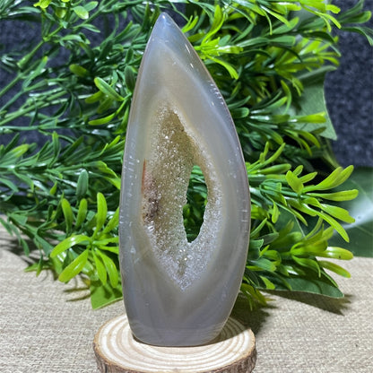 Natural Crystal Quartz Agate Geode