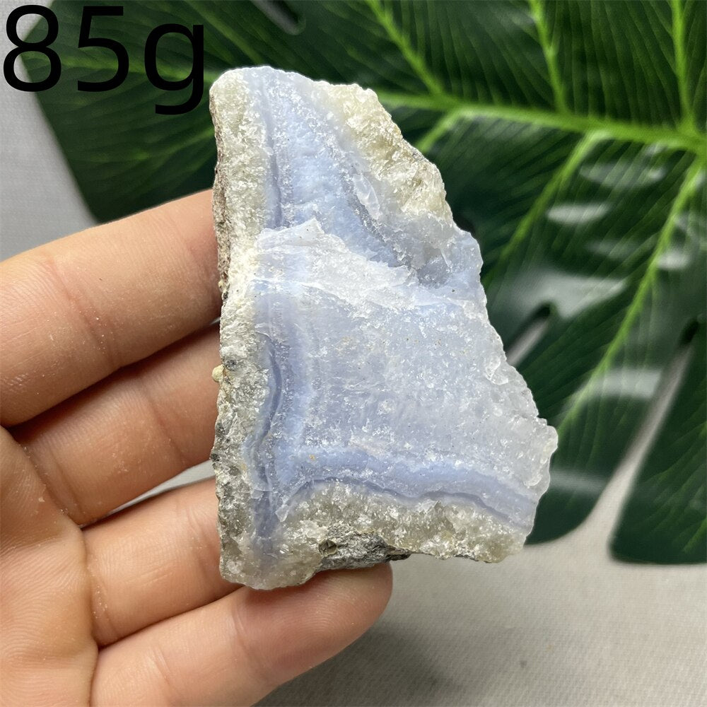 100% Natural Blue Lace Agate Crystal Geodes