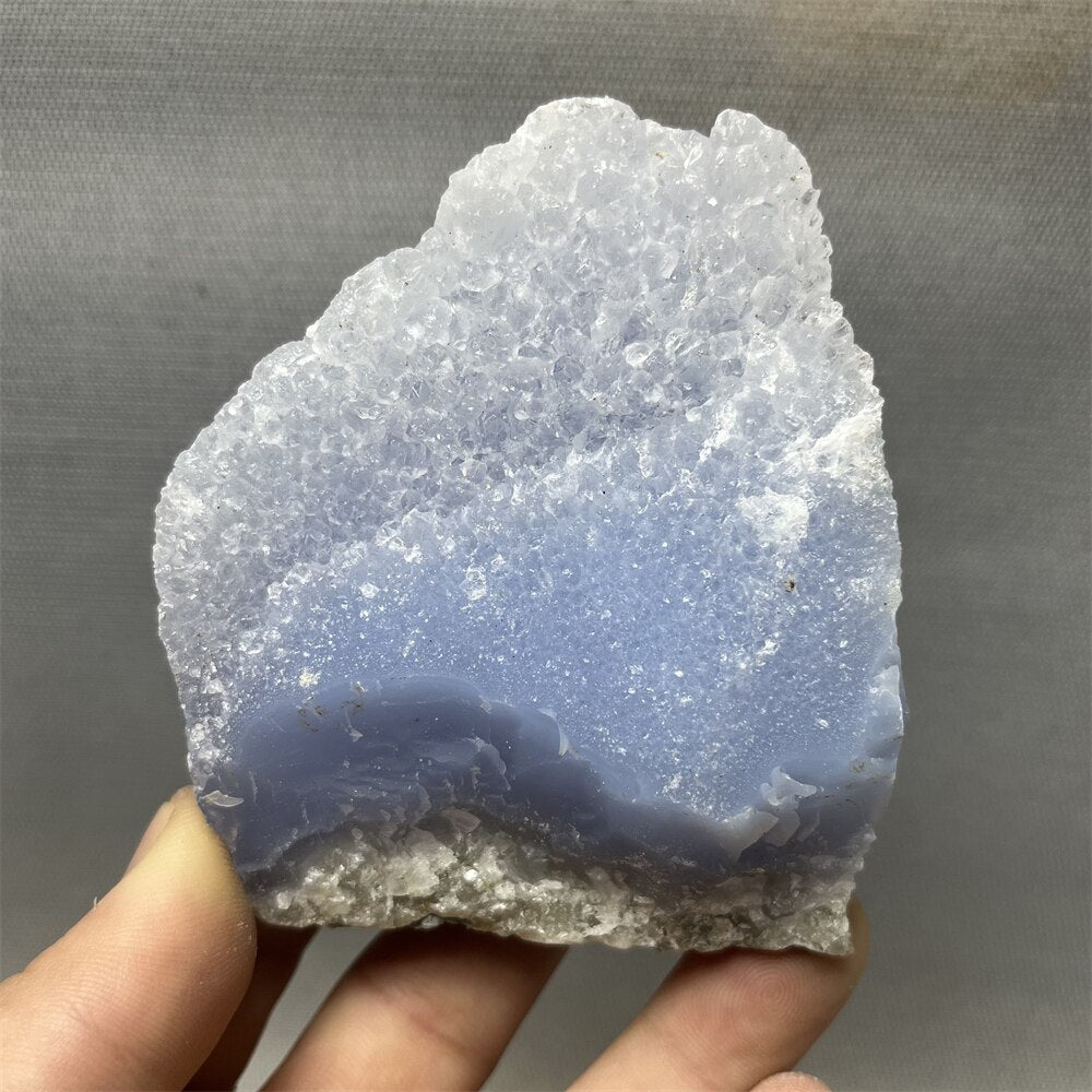 100% Natural Blue Lace Agate Crystal Geodes