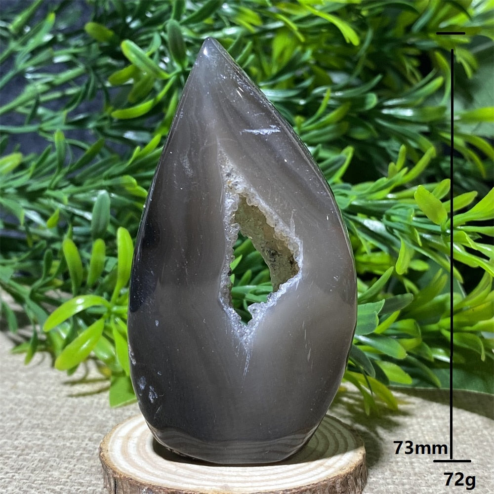 Natural Crystal Quartz Agate Geode