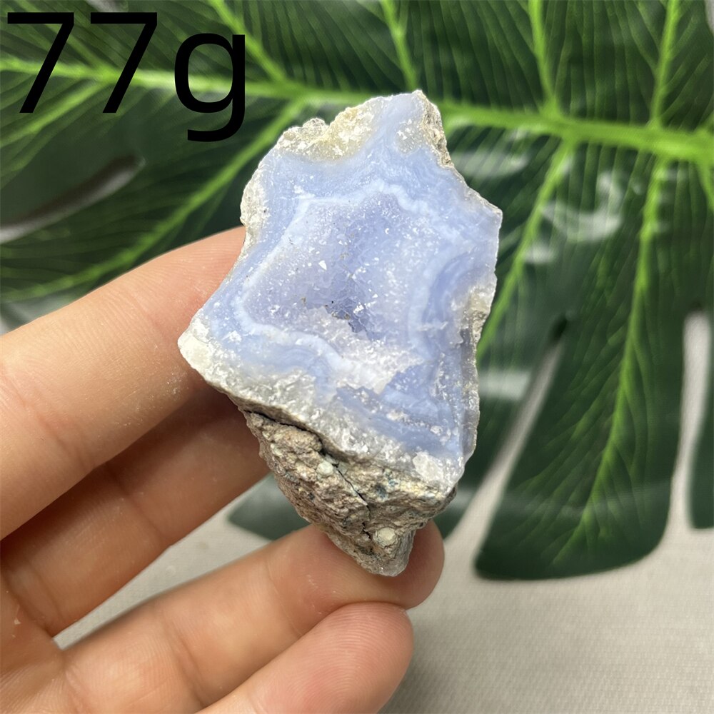 100% Natural Blue Lace Agate Crystal Geodes