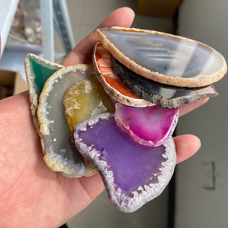 50-80mm Irregular Natural Onyx Agates Geode