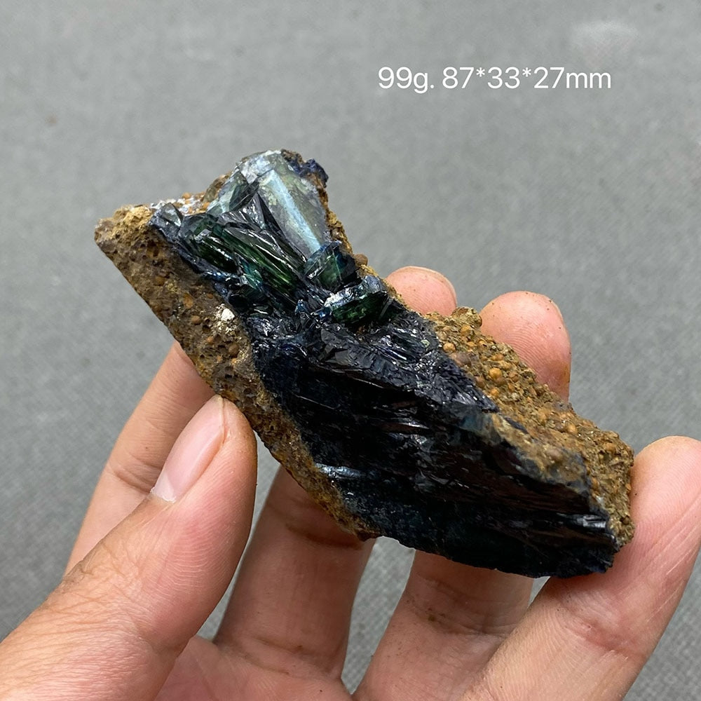 100% Natural Rare Brazil Vivianite Mineral Specimen Healing Crystal