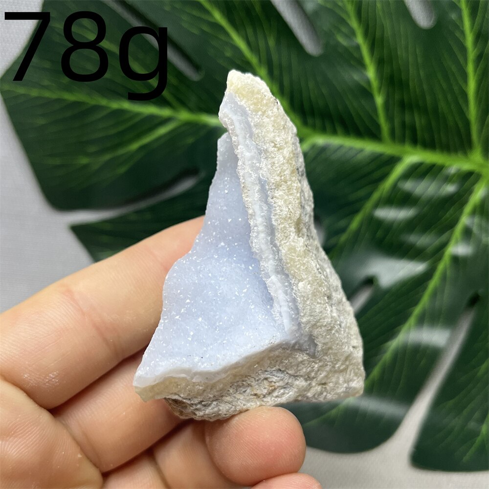 100% Natural Blue Lace Agate Crystal Geodes