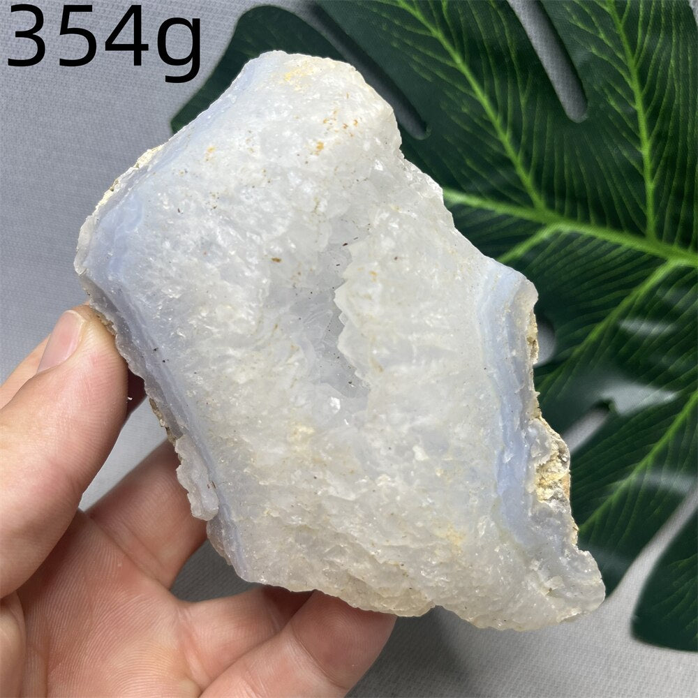 100% Natural Blue Lace Agate Crystal Geodes