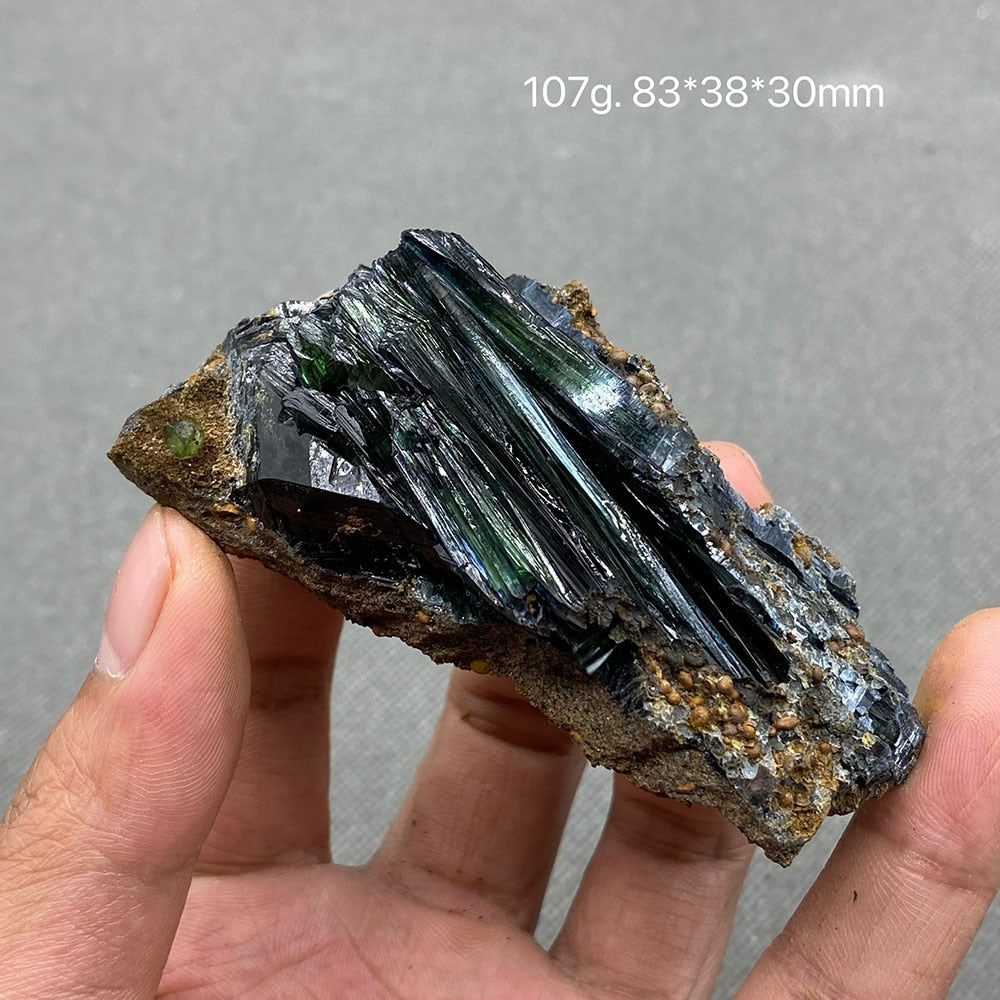 100% Natural Rare Brazil Vivianite Mineral Specimen Healing Crystal