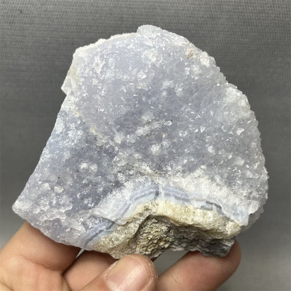 100% Natural Blue Lace Agate Crystal Geodes