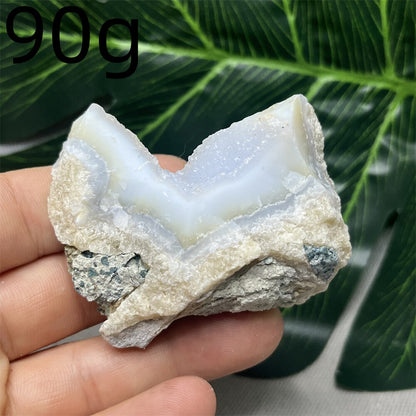 100% Natural Blue Lace Agate Crystal Geodes