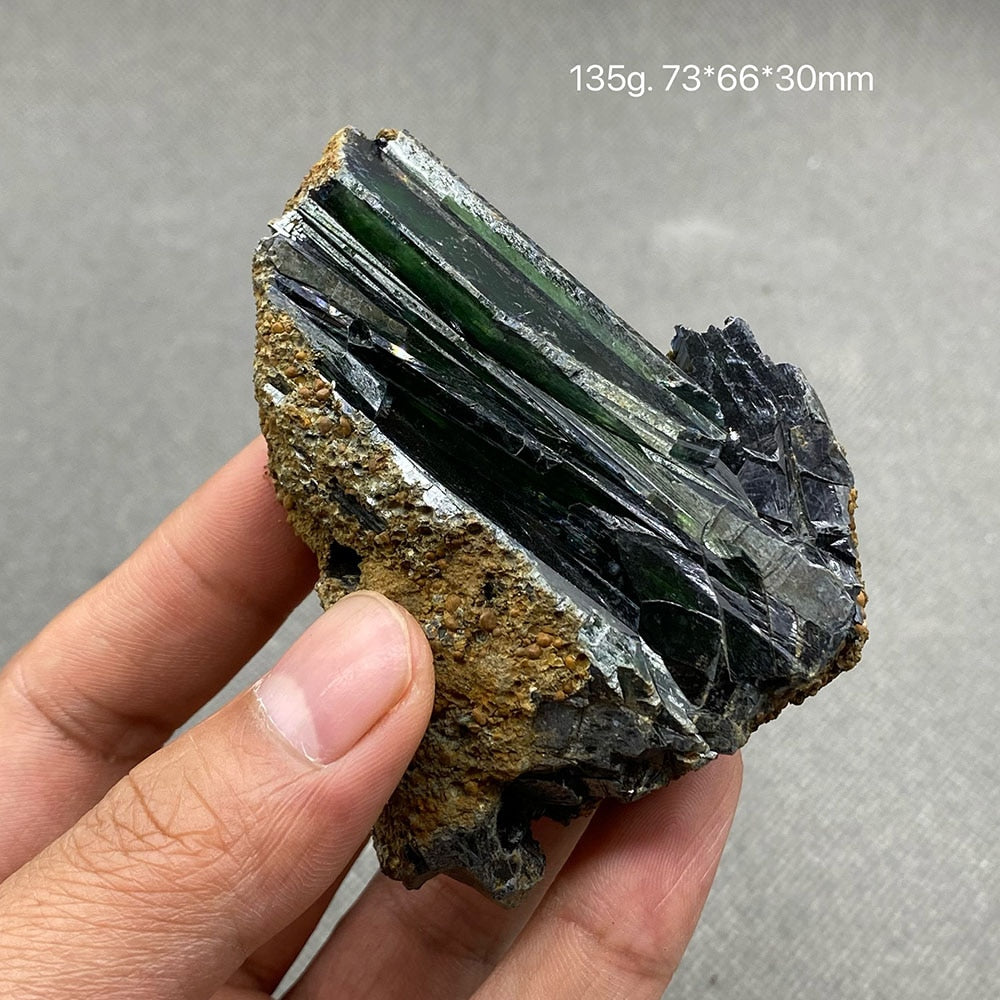100% Natural Rare Brazil Vivianite Mineral Specimen Healing Crystal