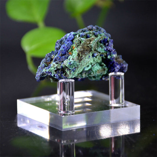 Natural Azurite Malachite Geode