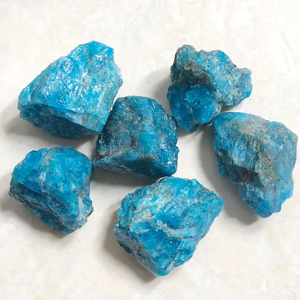 1pc Blue Apatite Raw Natural Stone