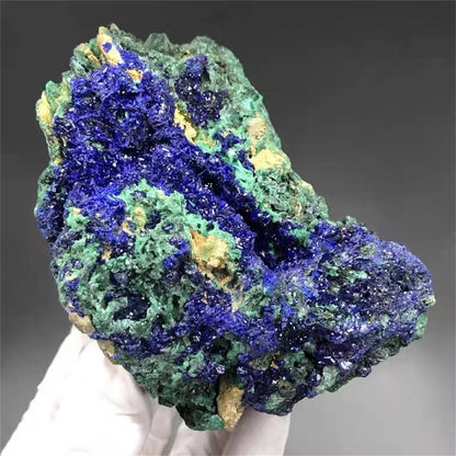 Natural Azurite Malachite Geode