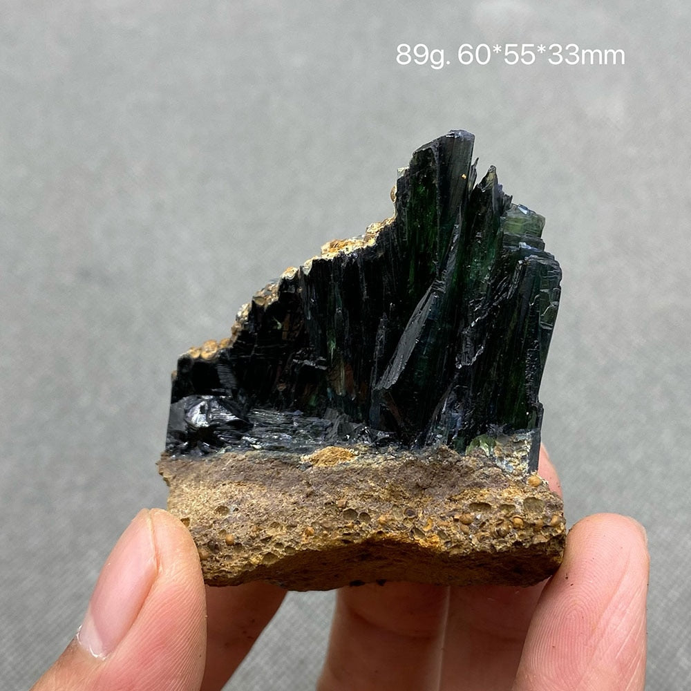 100% Natural Rare Brazil Vivianite Mineral Specimen Healing Crystal