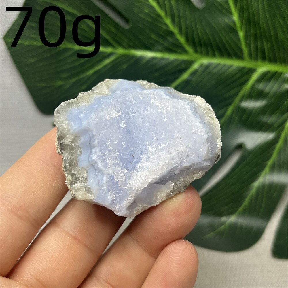 100% Natural Blue Lace Agate Crystal Geodes
