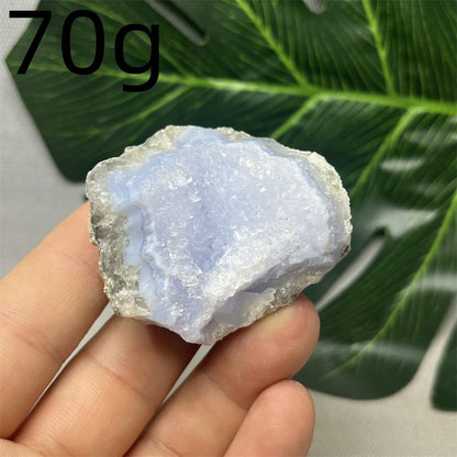 100% Natural Blue Lace Agate Crystal Geodes