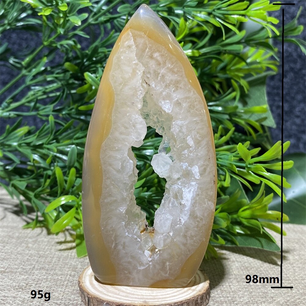 Natural Crystal Quartz Agate Geode