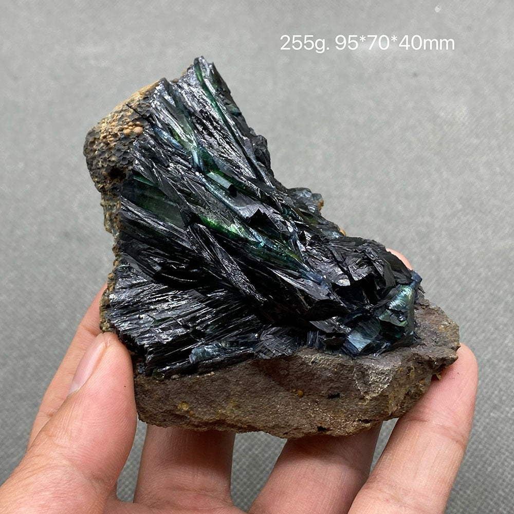 100% Natural Rare Brazil Vivianite Mineral Specimen Healing Crystal