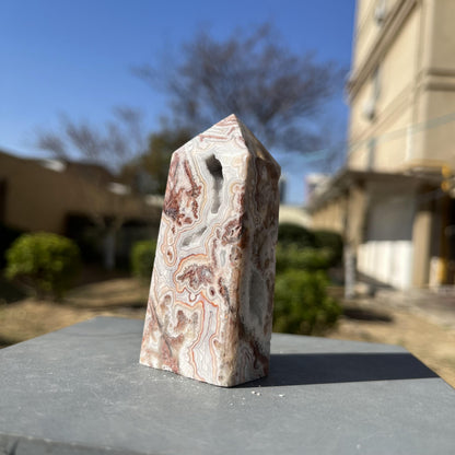 Natural Mexico Agate Towers Druzy Crystal Quartz