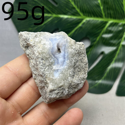 100% Natural Blue Lace Agate Crystal Geodes