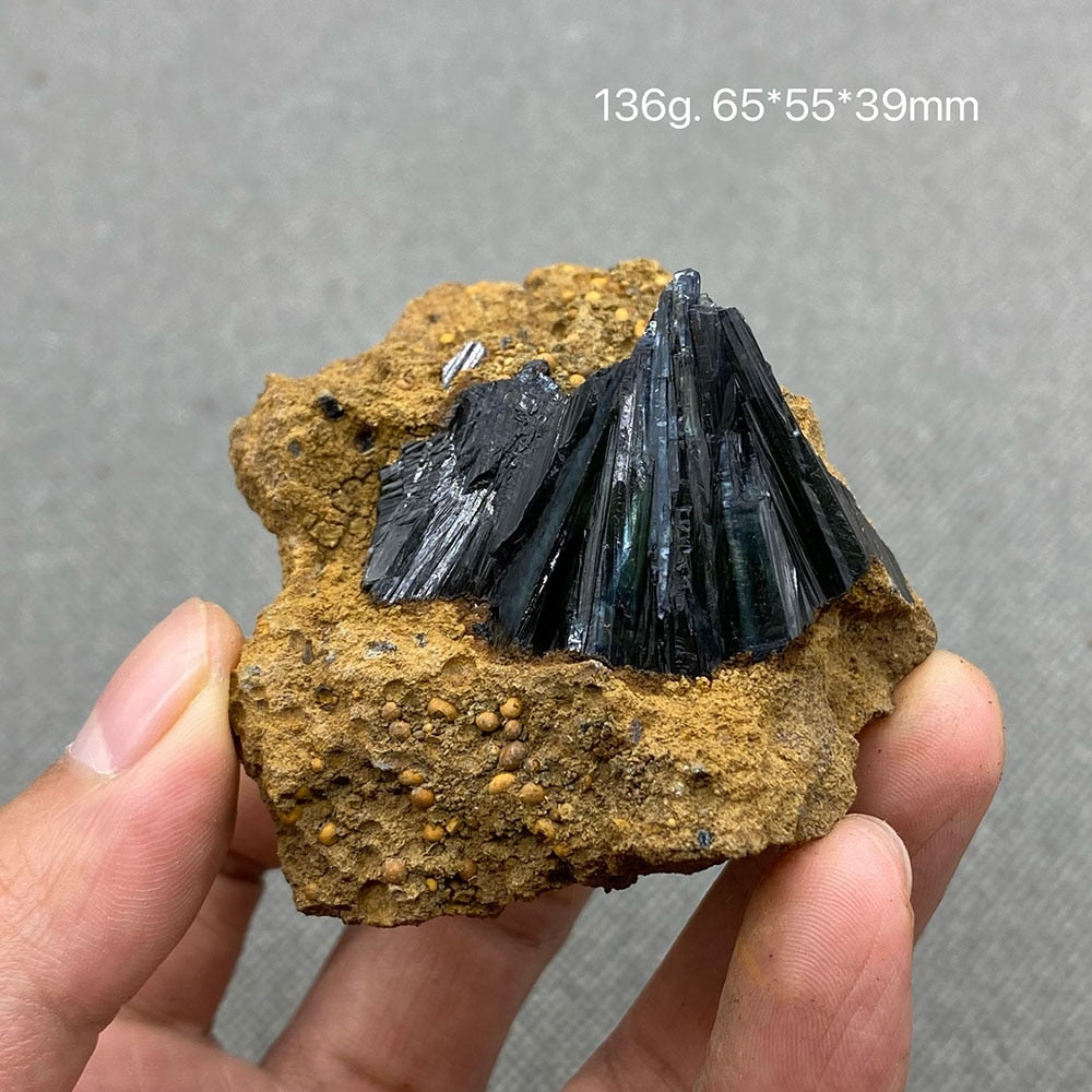 100% Natural Rare Brazil Vivianite Mineral Specimen Healing Crystal