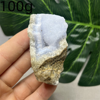 100% Natural Blue Lace Agate Crystal Geodes