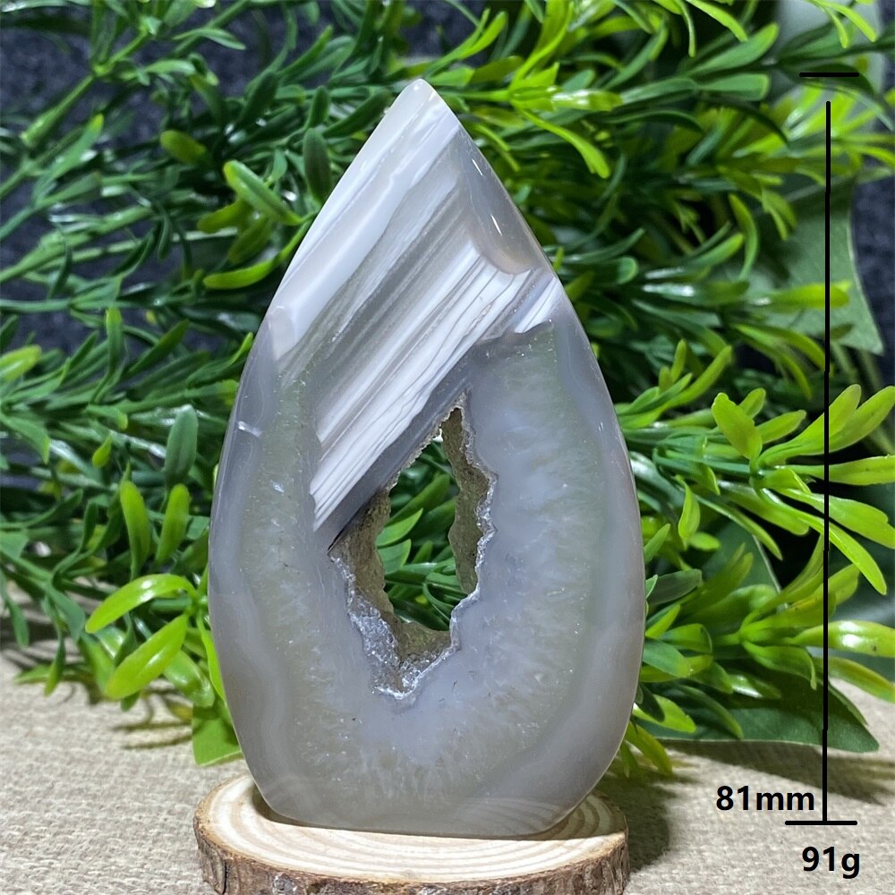 Natural Crystal Quartz Agate Geode