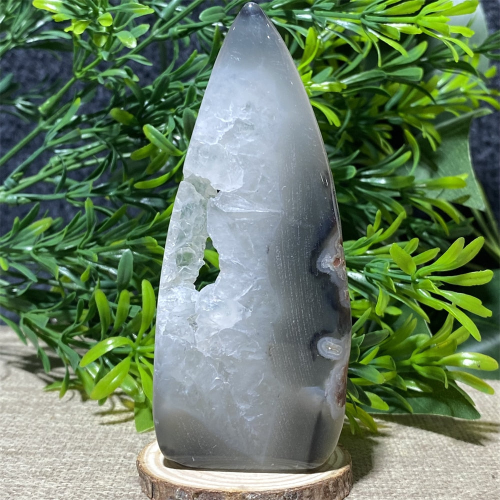 Natural Crystal Quartz Agate Geode