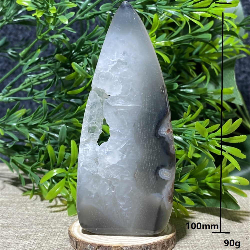 Natural Crystal Quartz Agate Geode