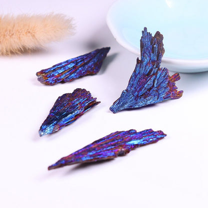 Natural Rainbow Kyanite Titanium Peacock Crystal