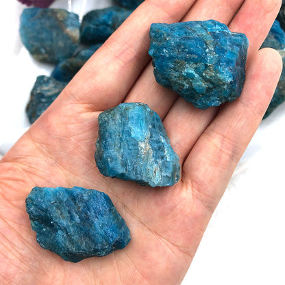 1pc Blue Apatite Raw Natural Stone
