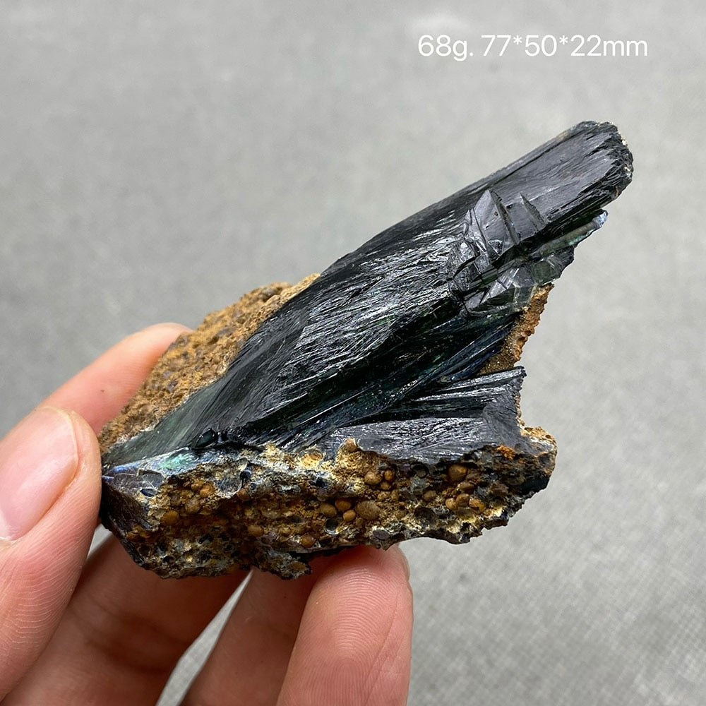 100% Natural Rare Brazil Vivianite Mineral Specimen Healing Crystal
