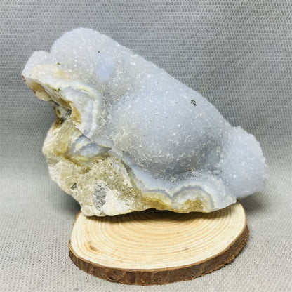 100% Natural Blue Lace Agate Crystal Geodes
