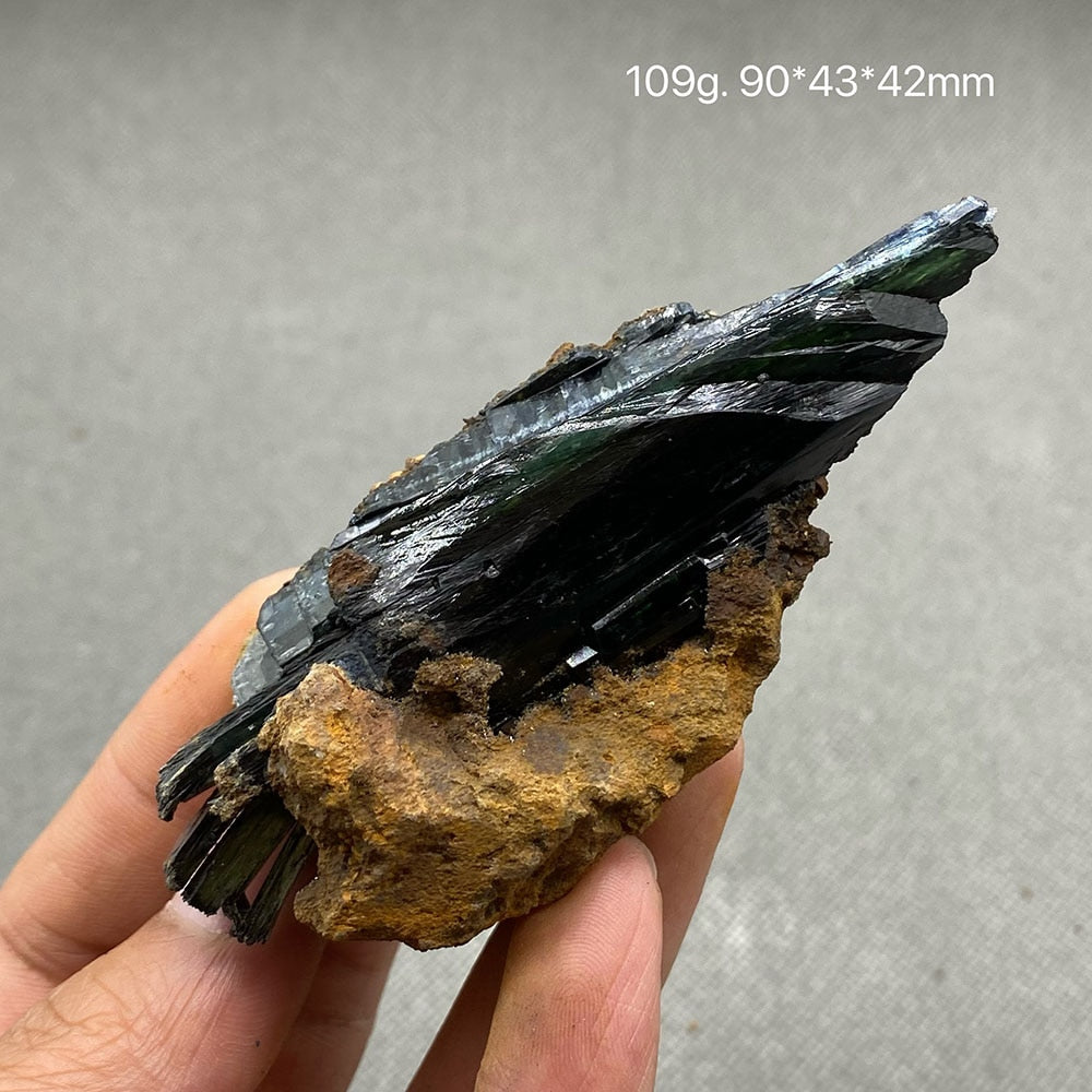 100% Natural Rare Brazil Vivianite Mineral Specimen Healing Crystal